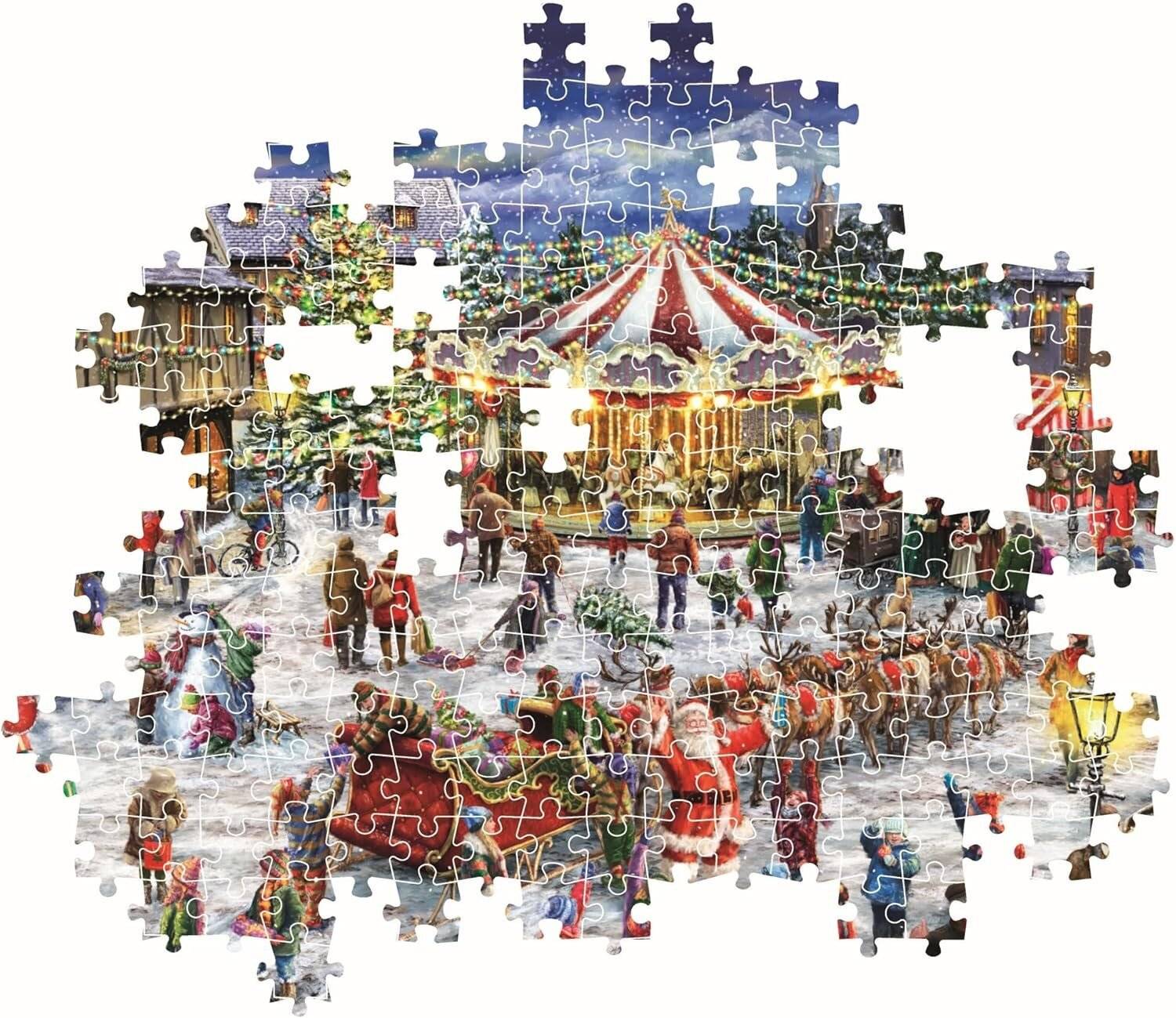 Weihnachten Fair i 1500 Stück Puzzle Clementoni