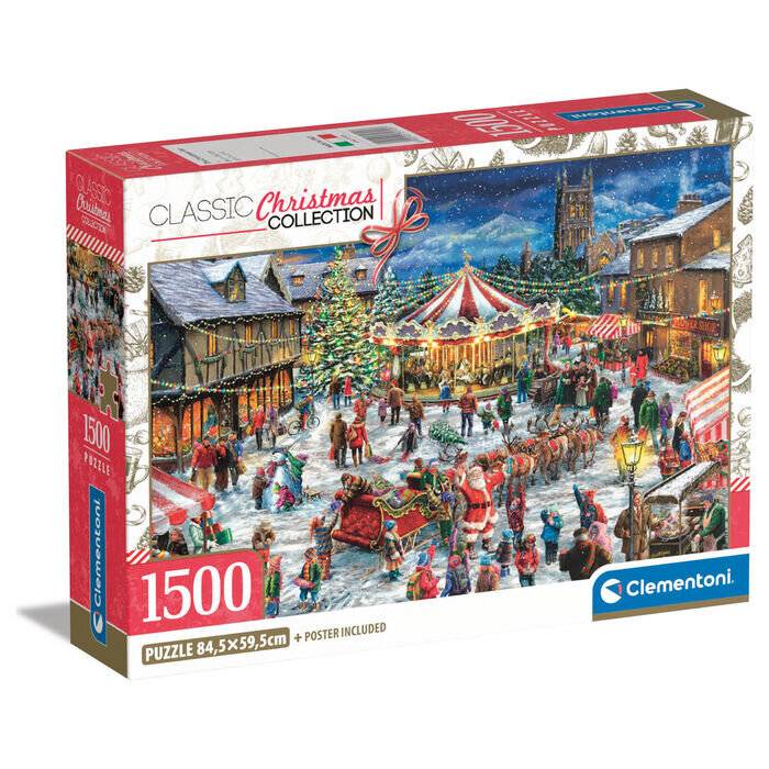 Weihnachten Fair i 1500 Stück Puzzle Clementoni
