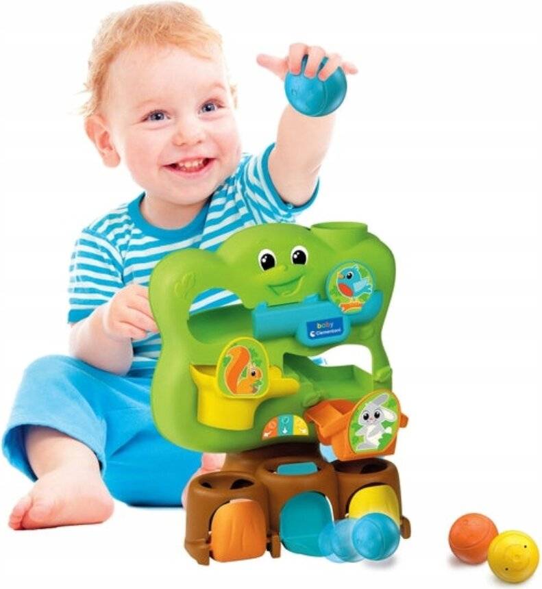 Farbe Zauberbaum Versteckspiel Babyrassel Clementoni