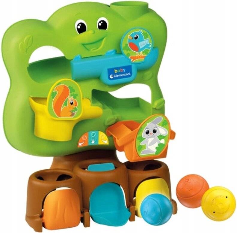 Farbe Zauberbaum Versteckspiel Babyrassel Clementoni