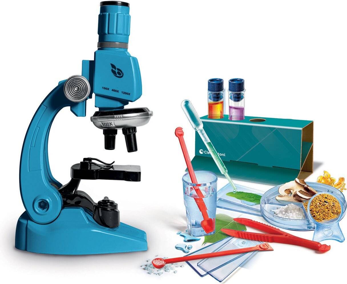 Farbe Wissenschafts-Set mit Mikroskop von Clementoni