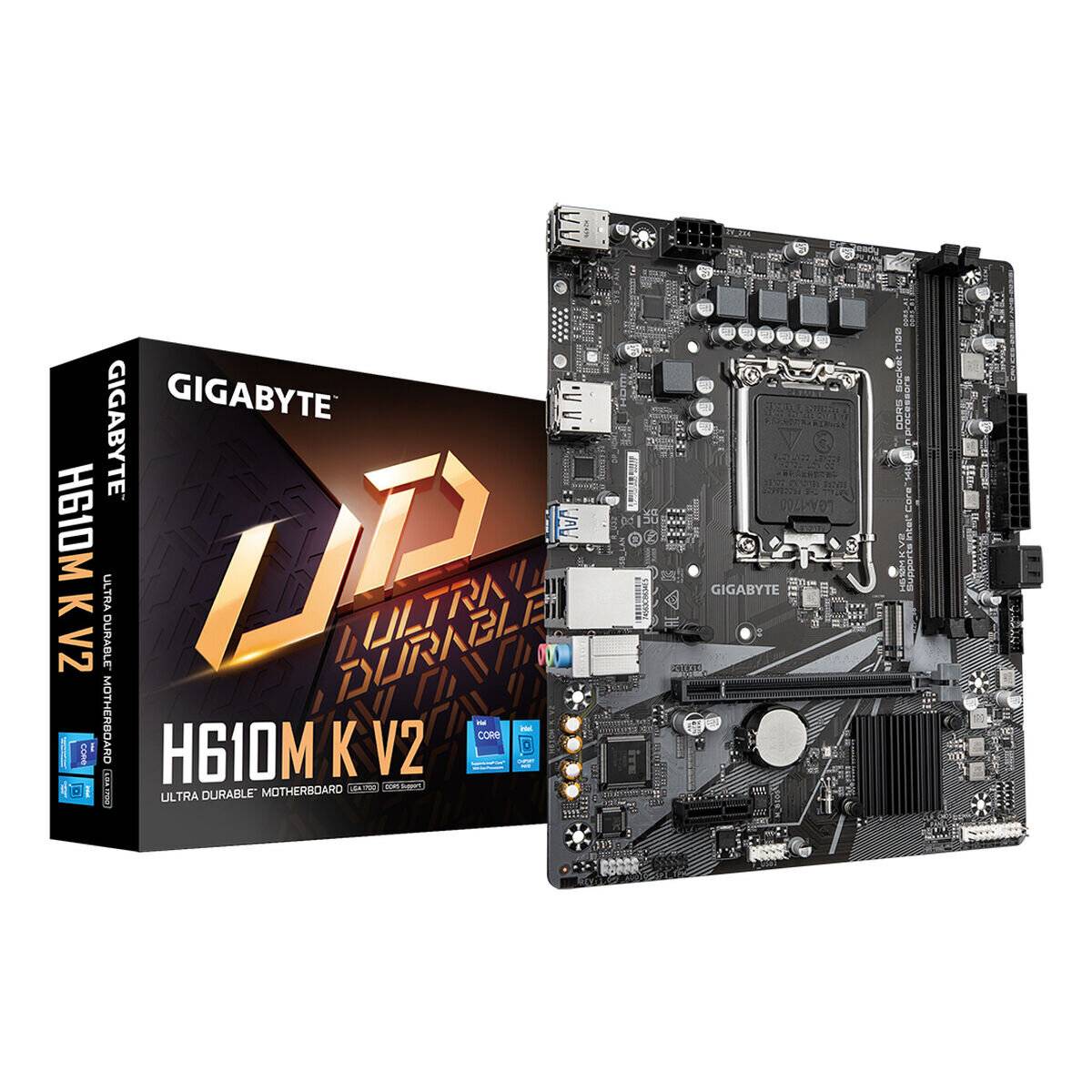 Gigabyte Gigabyte H610M K V2 (H610,S1700,mATX,DDR5)