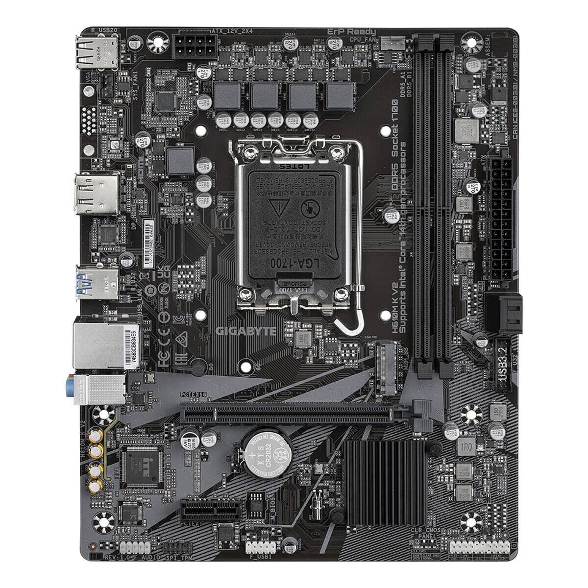 Gigabyte Gigabyte H610M K V2 (H610,S1700,mATX,DDR5)