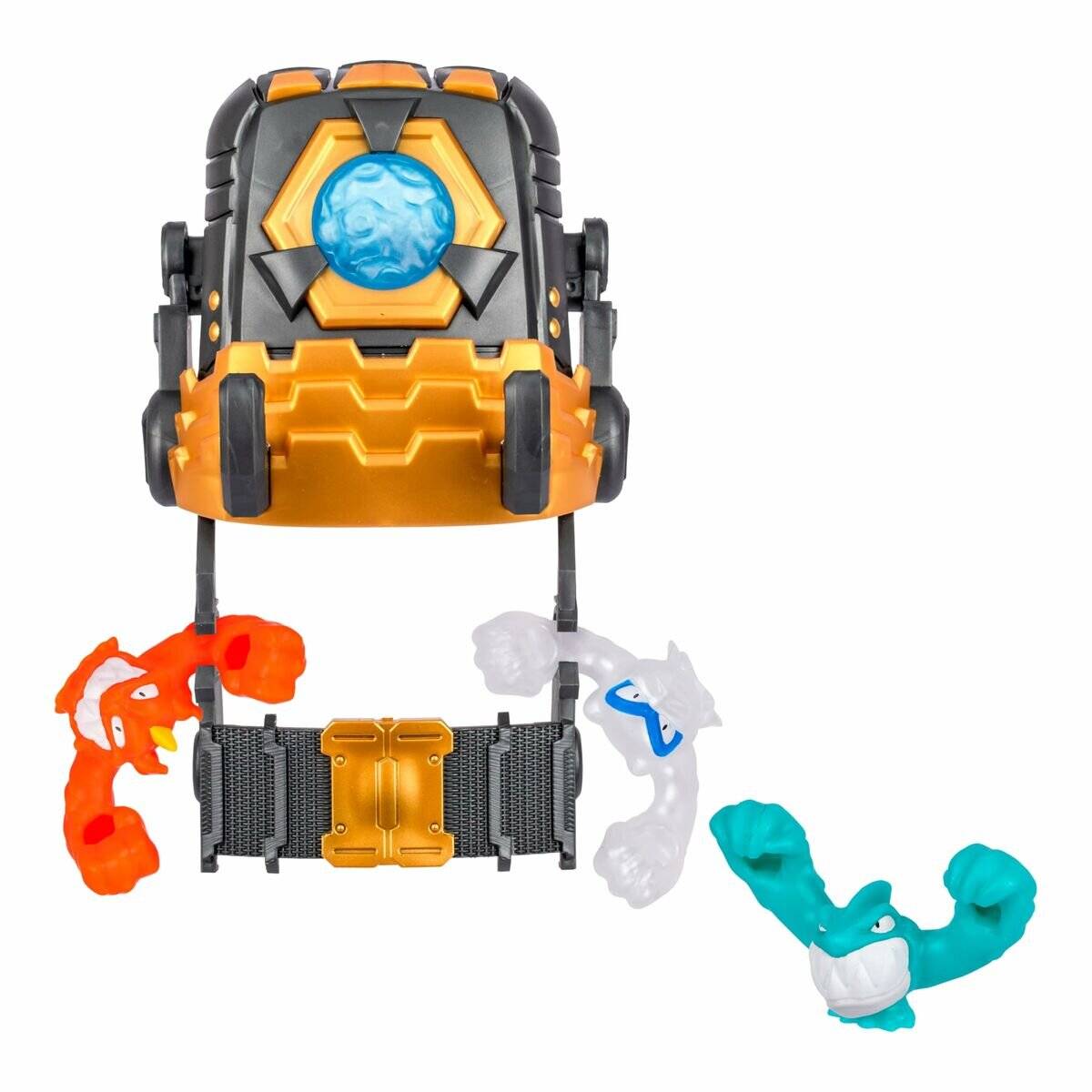 Heroes of Goo Jit Zu Meteor Madness Dehnabre Figuren Zubehör Set Goo Slingers Mega Launcher 11 cm