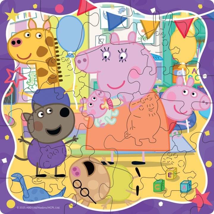 Kinderpuzzle 22 Teile - Peppa Wutz - Freundschaftsparty