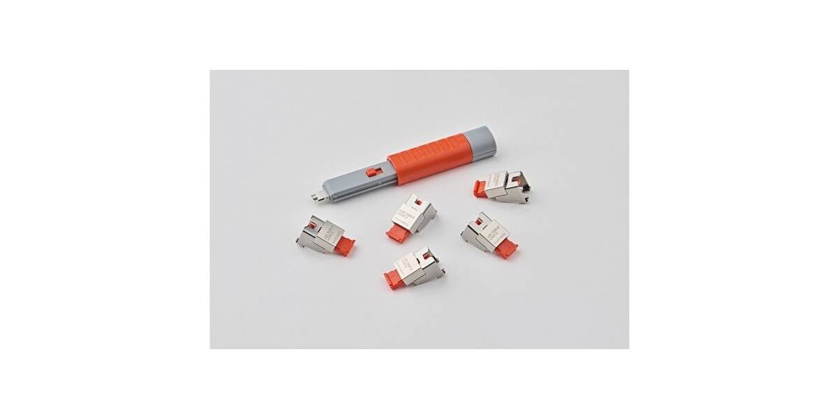 SmartKeeper SmartKeeper Basic LAN Cable Lock 2 orange 5 Stk.+Key