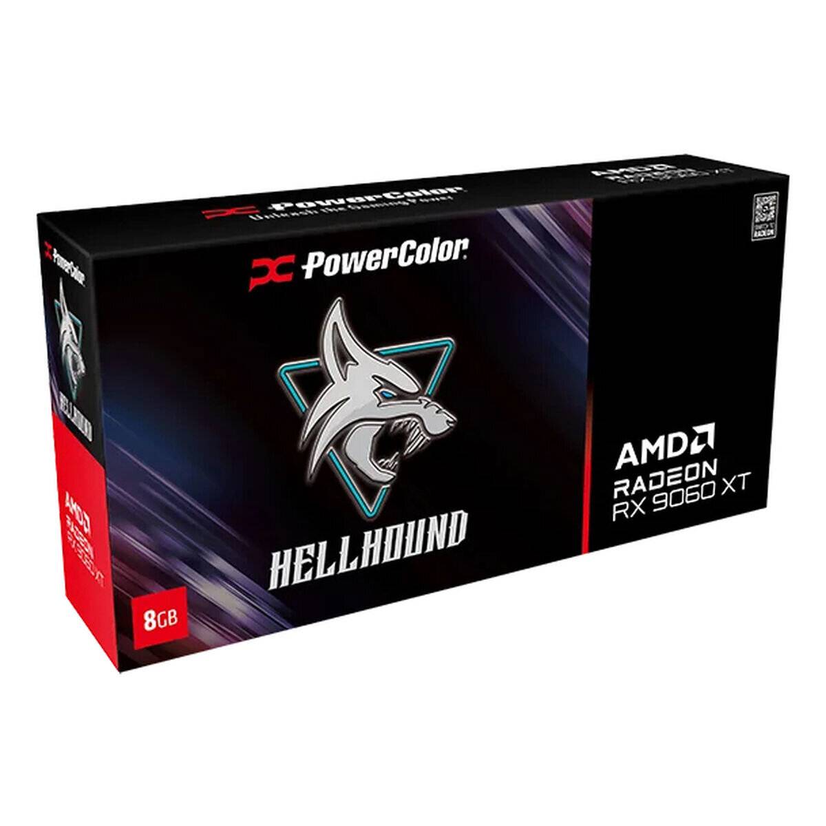 Powercolor Radeon RX9060XT Hellhound OC, 8GB