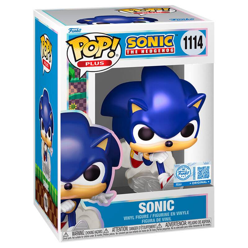 Sonic - The Hedgehog POP! Plus Movies Vinyl Figuren Sonic(PRL) 9 cm
