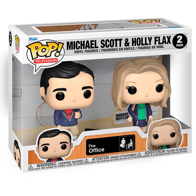 The Office POP! Television Vinyl Figuren 2er-Pack Michael & Holly 9 cm