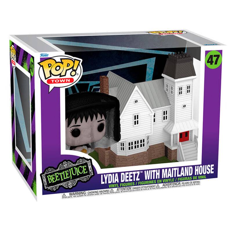 Beetlejuice POP! Town Vinyl Figur Lydia Deetz with Maitland House 9 cm
