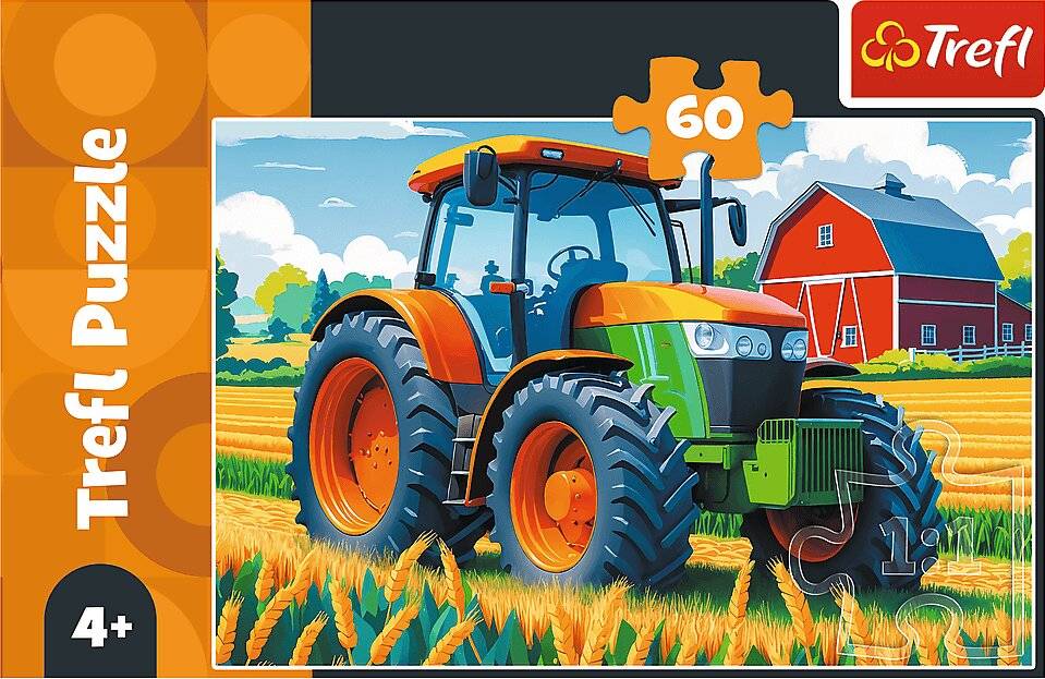 TREFL Puzzle Bauernwagen 60 dls
