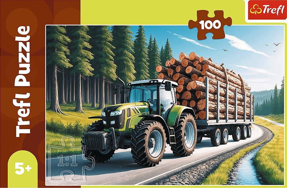 TREFL Puzzle Lensentraktor 100 Puppen