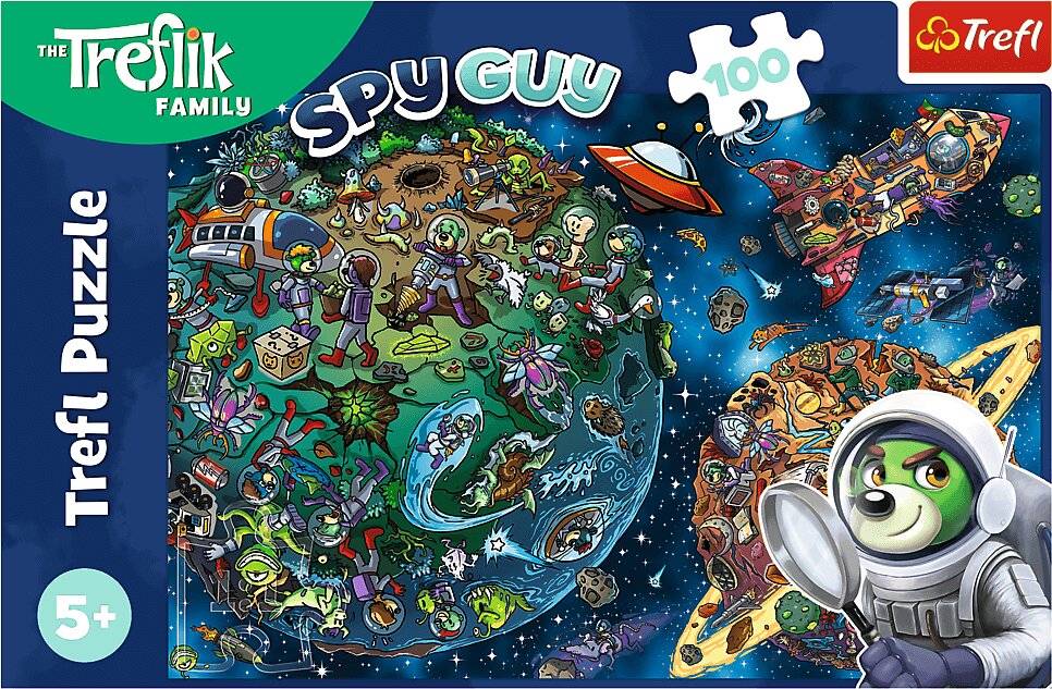 Puzzle Treflci in einem Universum von 100 Puppen