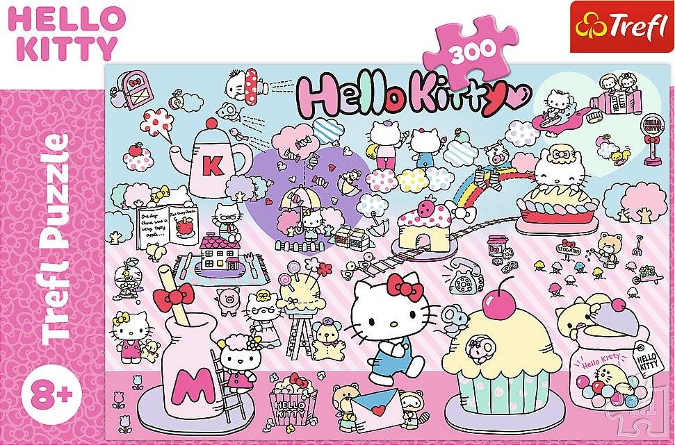 TREFL Puzzle Entdecke die Welt von Hello Kitty 300 dlks