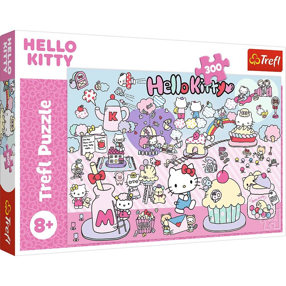 TREFL Puzzle Entdecke die Welt von Hello Kitty 300 dlks