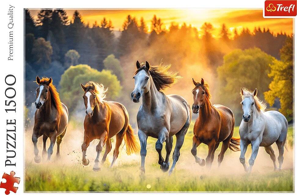 TREFL Puzzle Wildpferd 1500 dks