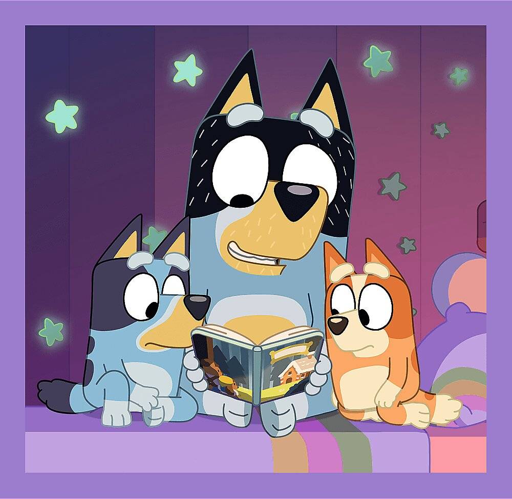 TREFL Puzzle Meet Bluey 3in1 ( 20,36,50 Stü ck)