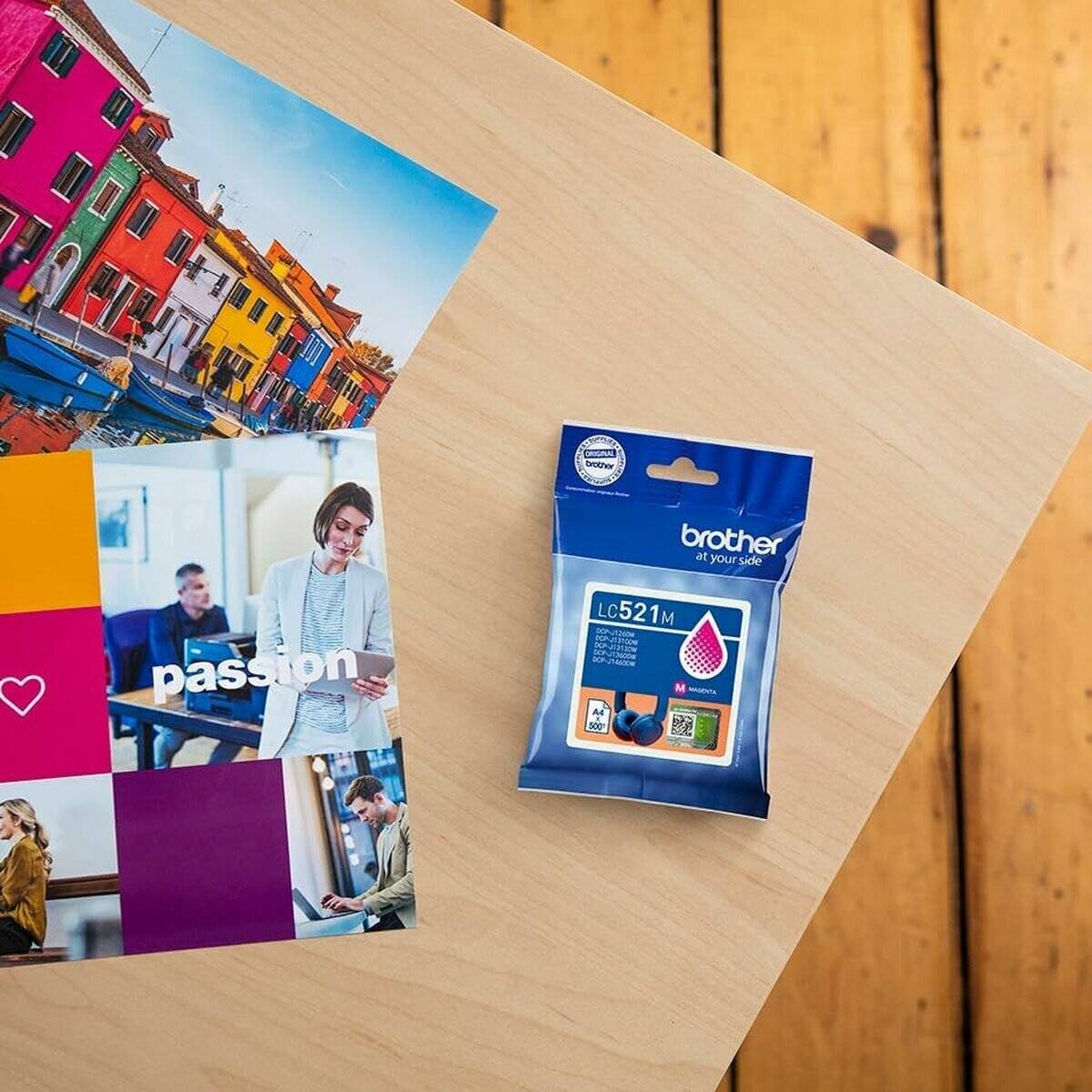 Patrone Brother LC-521M Magenta