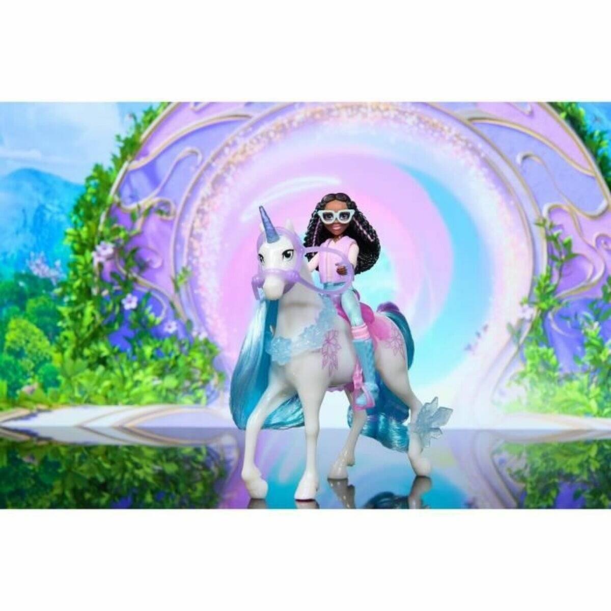Unicorn Academy - Layla Und Einhorn Glacier (Mit Echter Mähne Und Schweif Sowie Bürste)