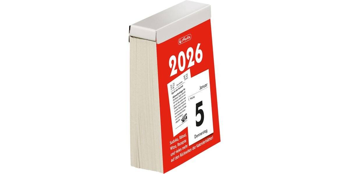 herlitz Abreißkalender Größe 5 2026