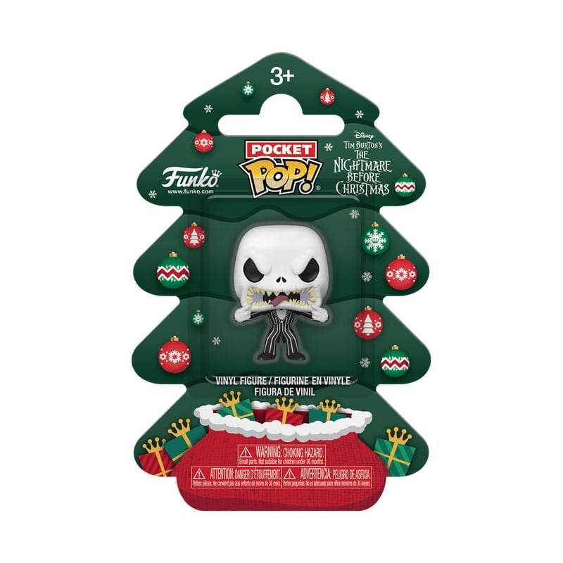 Nightmare before Christmas Holiday 2025 Pocket POP! Vinyl Schlüsselanhänger Jack Tree Holiday Box 4 cm
