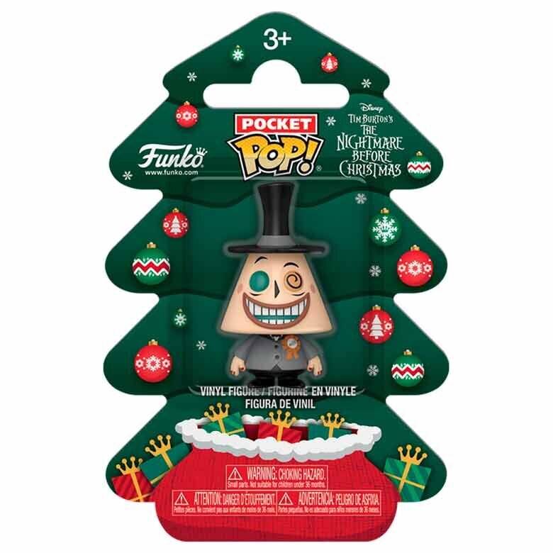 Nightmare before Christmas Holiday 2025 Pocket POP! Vinyl Schlüsselanhänger Mayor Tree Holiday Box 4 cm
