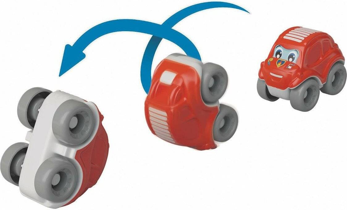 Fun Feuerwehrstation Entwicklungsset mit Überschlagauto Clementoni