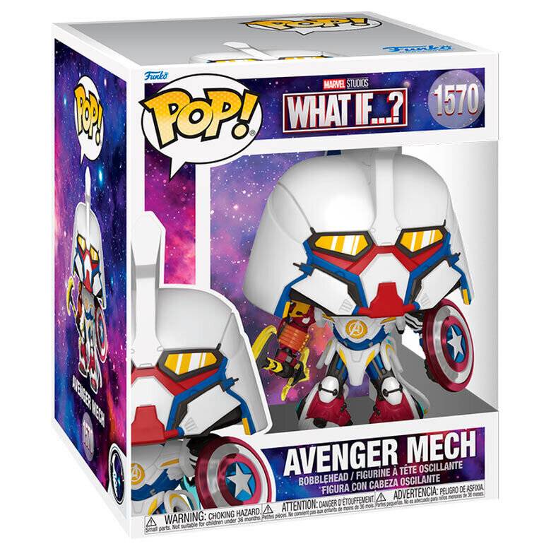 What If...? Super Sized POP! Marvel Vinyl Figur Super Mech 15 cm