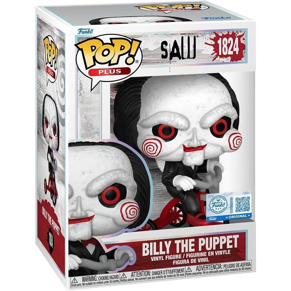 Saw POP! Plus Vinyl Figur Billy on Tricycle Exclusive Edition 9 cm