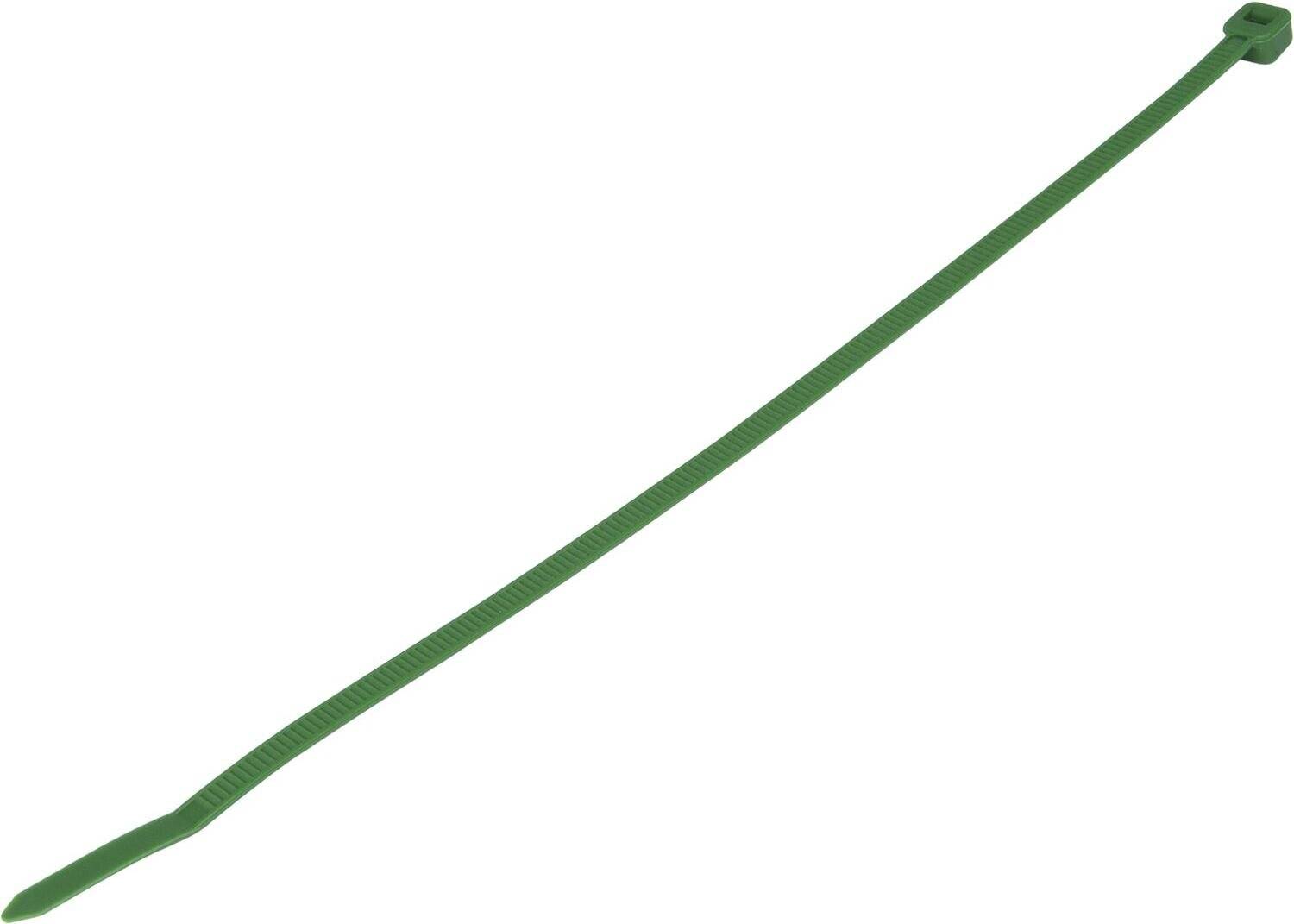WKK Kunststoffkabelbinder Grün 200x3,6mm 100 St.