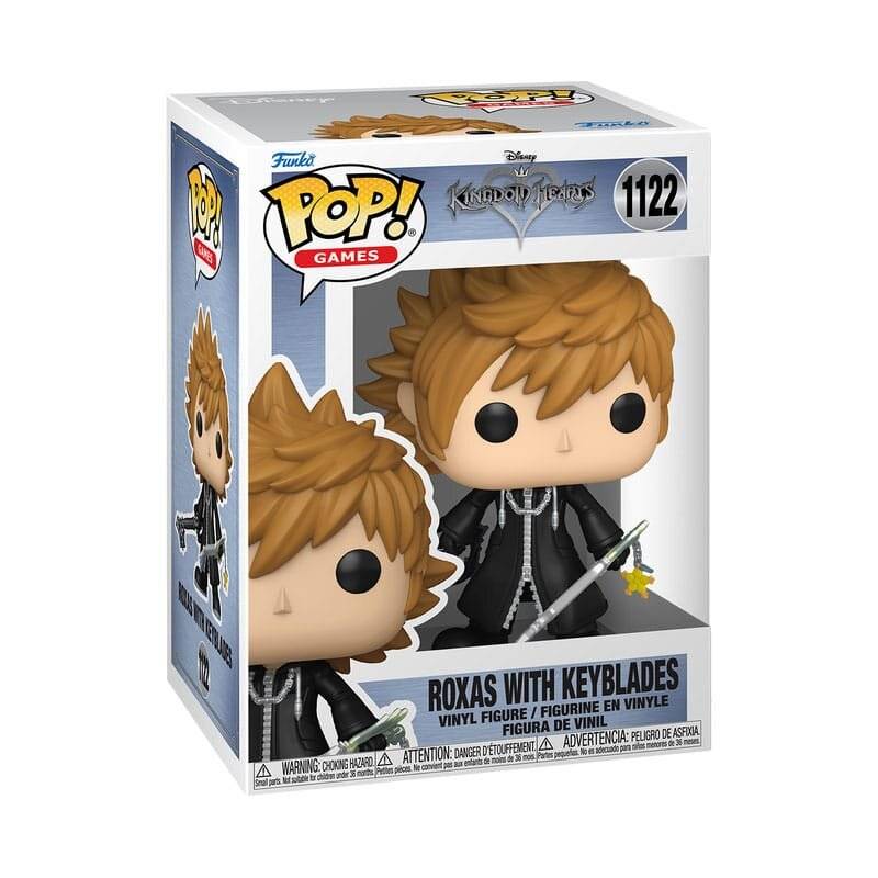 POP-Figur Kingdom Hearts Roxas mit Schlü sselschwertern