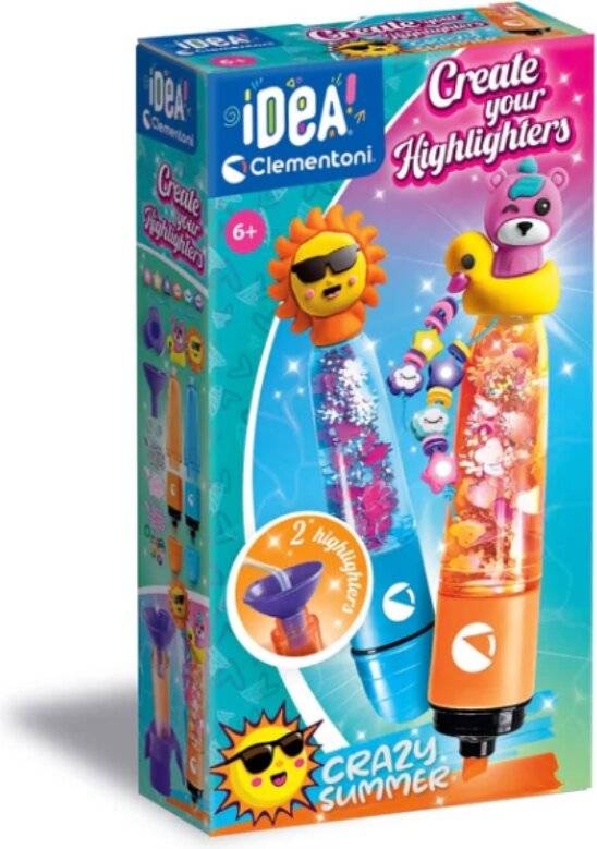 Crazy Summer Textmarker-Set Clementoni