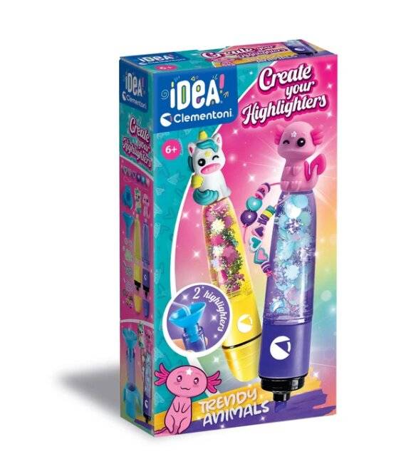 Trendy Animals Textmarker-Set Clementoni