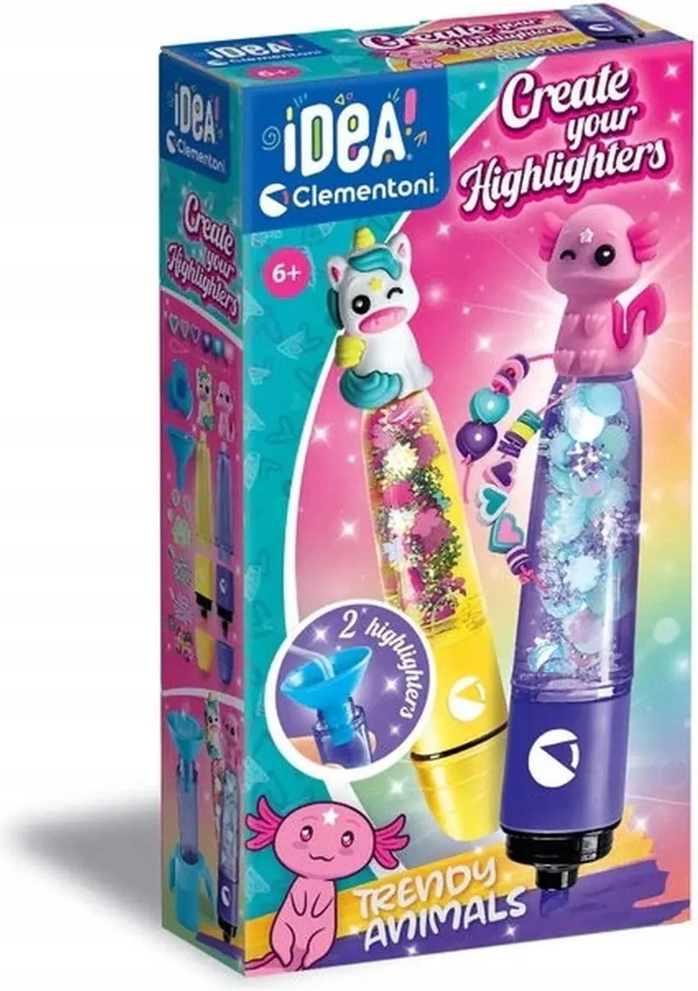 Trendy Animals Textmarker-Set Clementoni