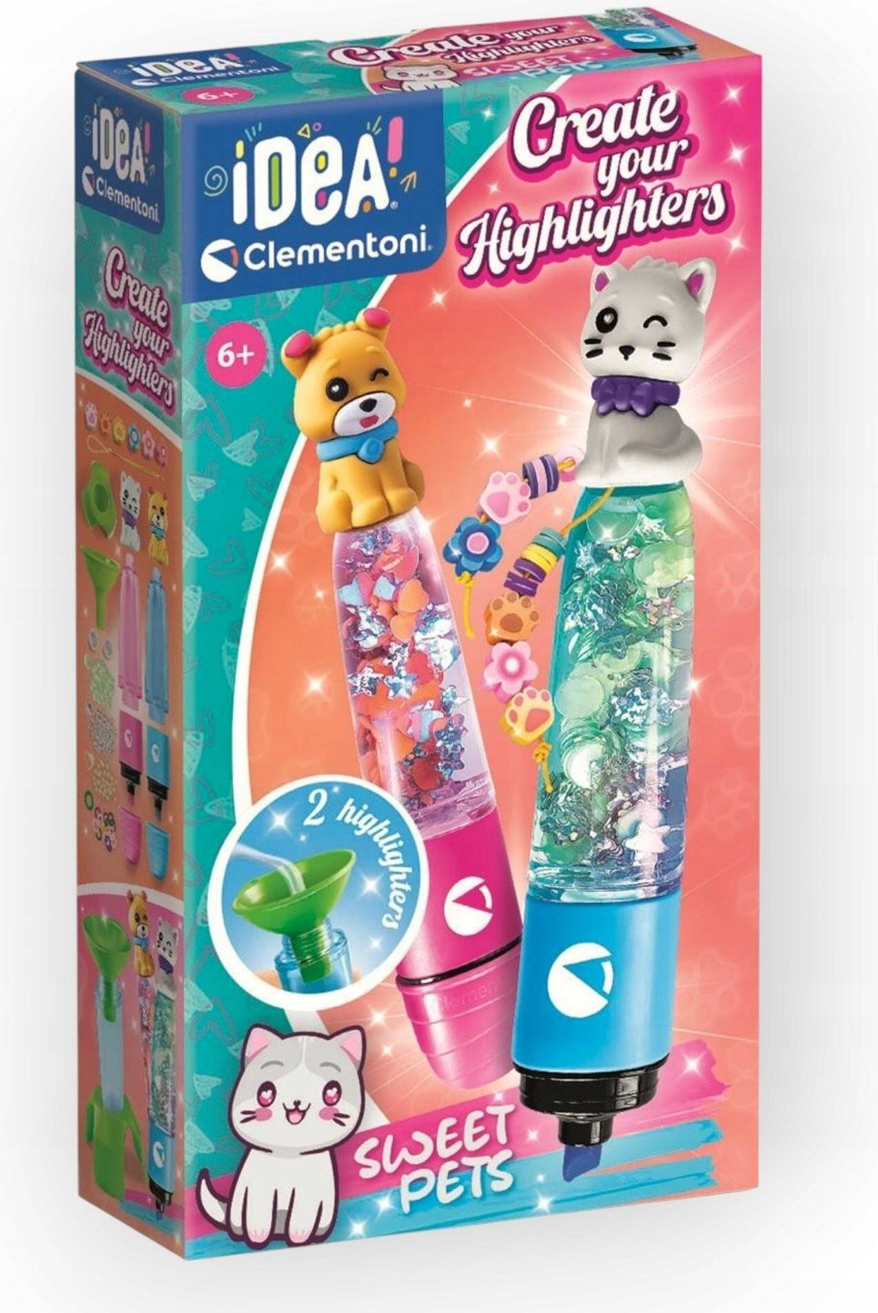 Sweet Pets Textmarker-Set Clementoni