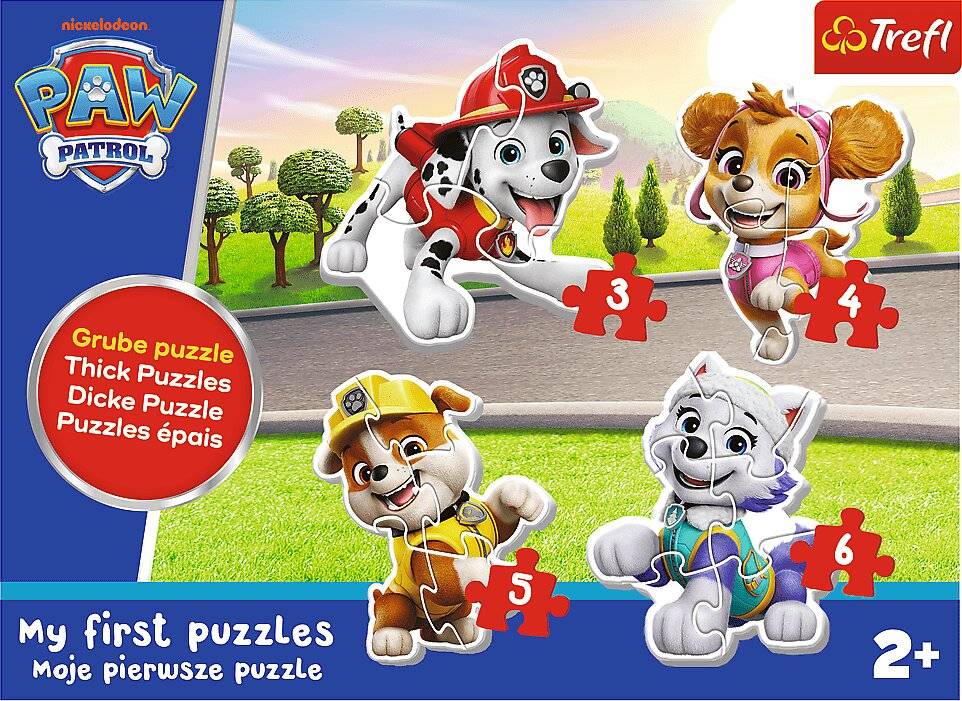 TREFL Babypuzzle Paws Patrol 4 in 1 ( 3,4,5,6 Stü ck)