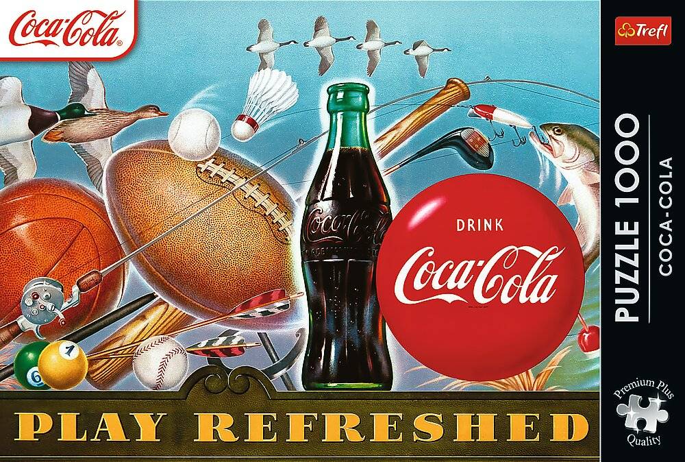 TREFL Puzzle Premium Plus Coca-Cola: Spiele die aktualisierten 1000 DLCs