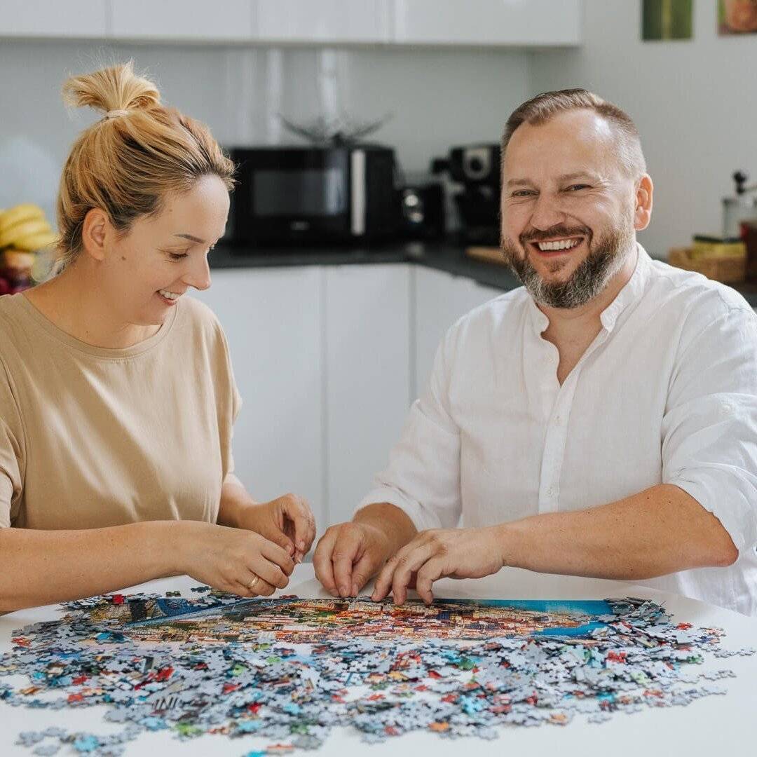TREFL Puzzle Premium Plus Disney-Prinzessinnen: Picknick 1000 Stü ck