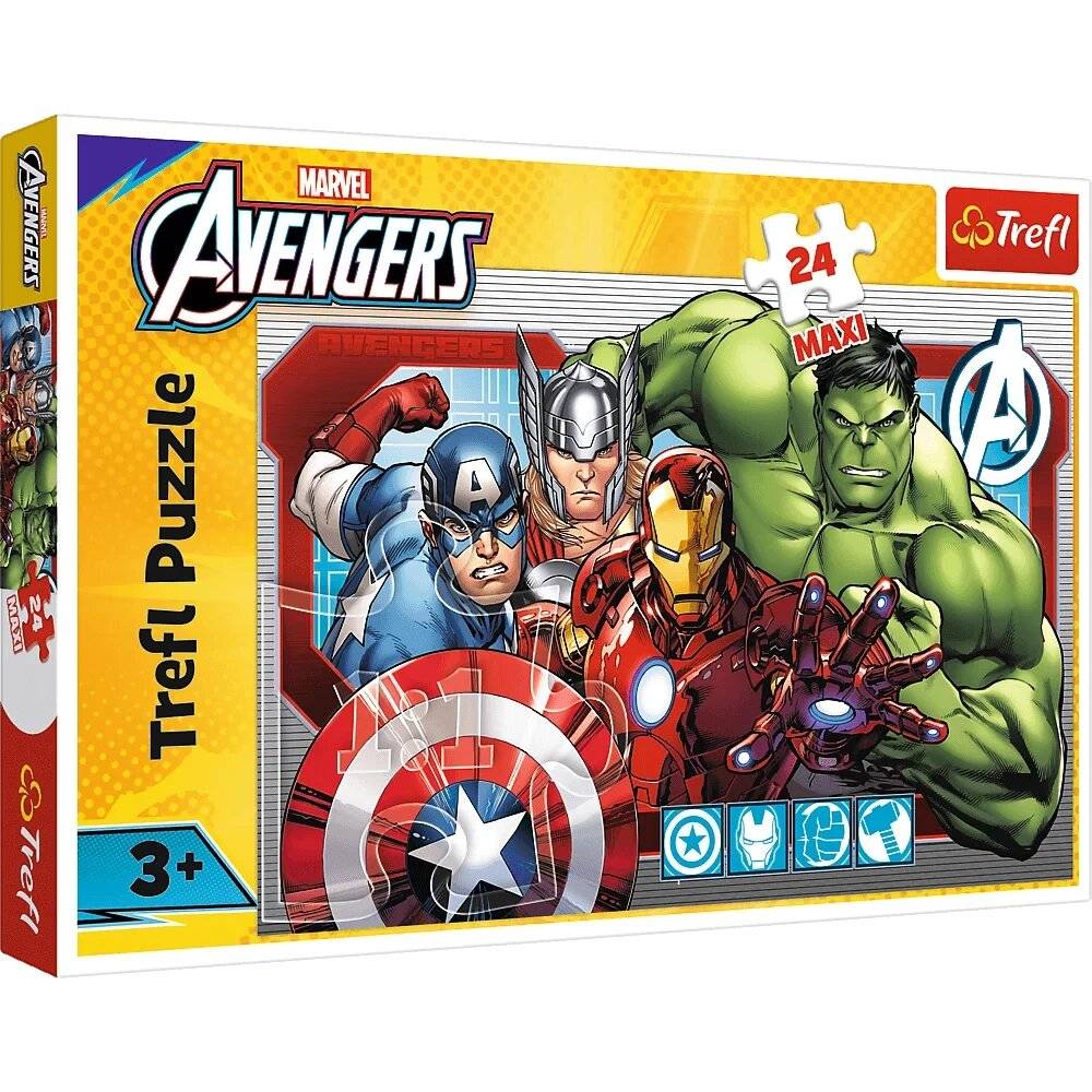 TREFL Puzzle Marvel Avengers: Immer Gerechtigkeit MAXI 24 dlks