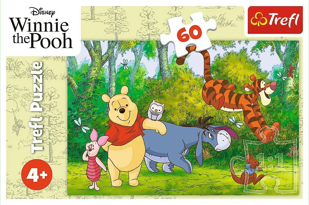 TREFL Puzzle Medvek P: Der Geschmack von Honig 60 dlks