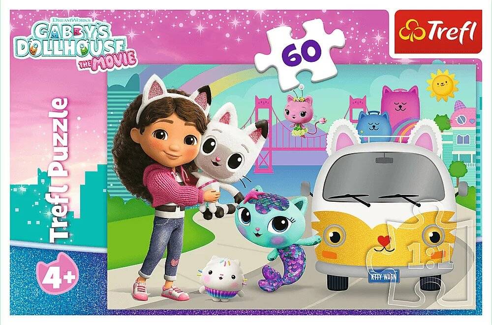TREFL Puzzle Gbinin Katzenhaus: Gbina und die Katze Adventurev 60 dlks