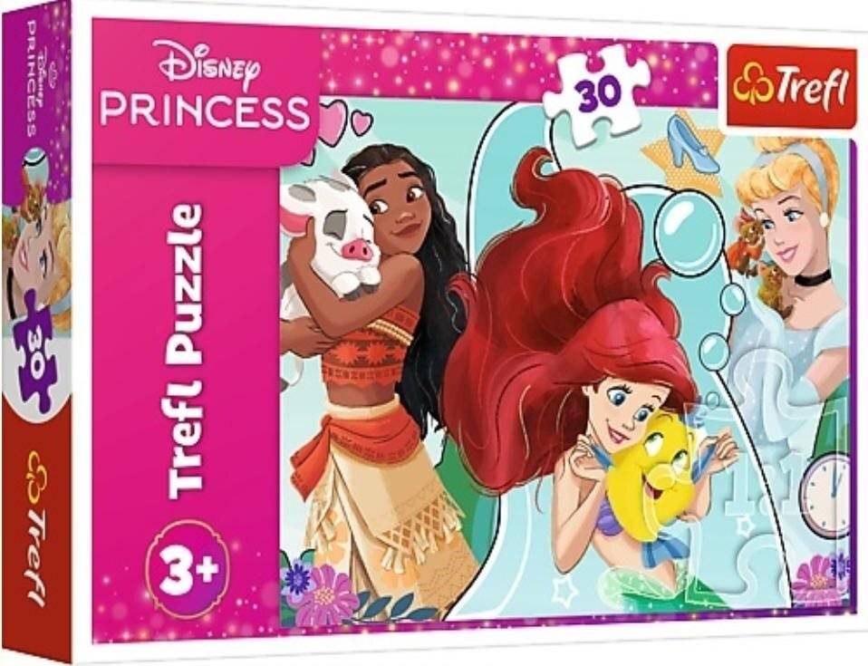 TREFL Puzzle Disney-Prinzessinnen: Kran und Away 30 Puppen