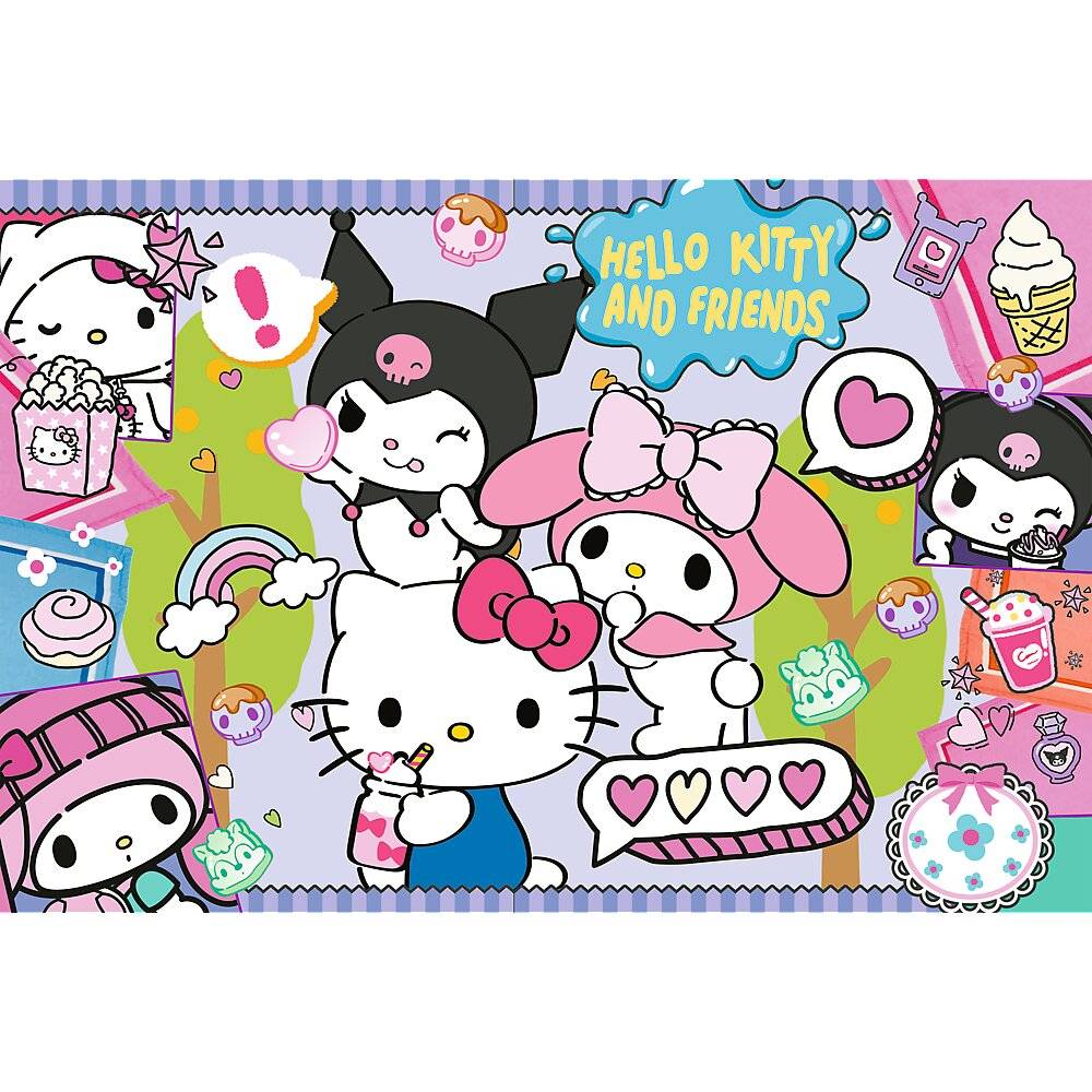 TREFL Puzzle Hello Kitty: Weiß es Trio 300 dls