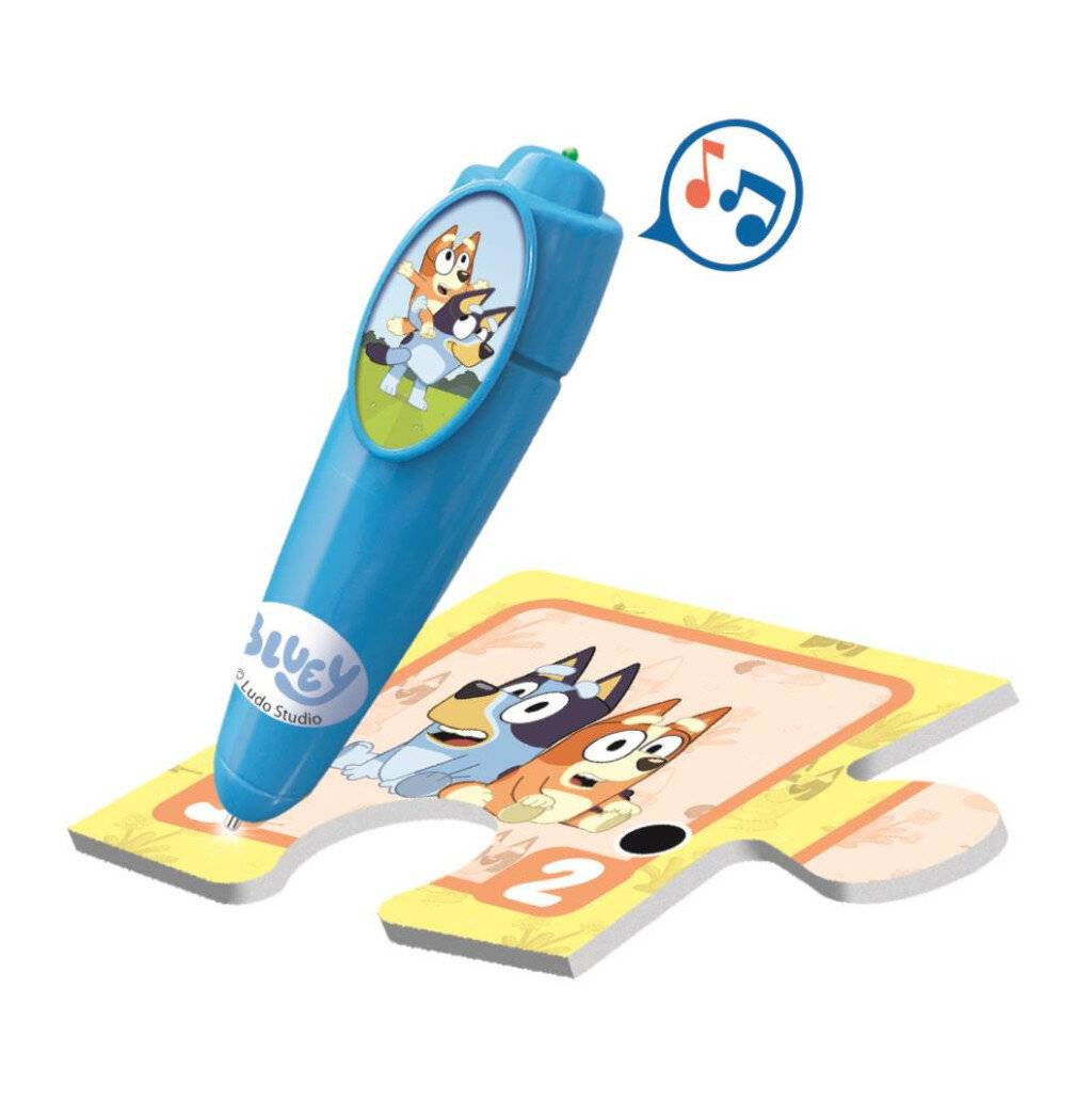 CLEMENTONI Bodenpuzzle mit interaktivem Stift Bluey 24 dlks