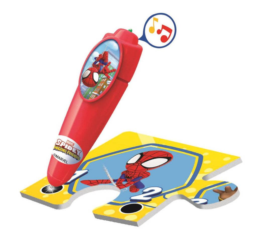 CLEMENTONI Bodenpuzzle mit interaktivem Stift Spidey 24 dlks
