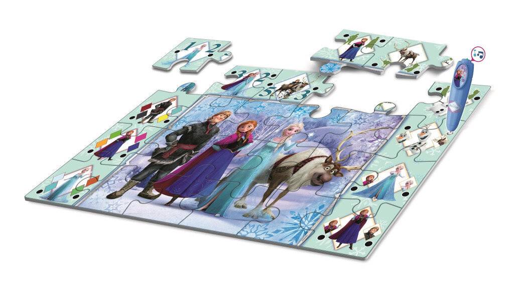 CLEMENTONI Bodenpuzzle mit interaktivem Stift Ledov krlovstv 24 dlks