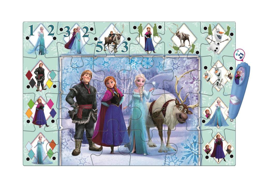 CLEMENTONI Bodenpuzzle mit interaktivem Stift Ledov krlovstv 24 dlks