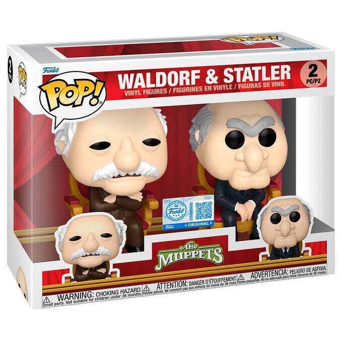 The Muppets POP! Television Vinyl Figuren 2er-Pack Waldorf & Statler 9 cm