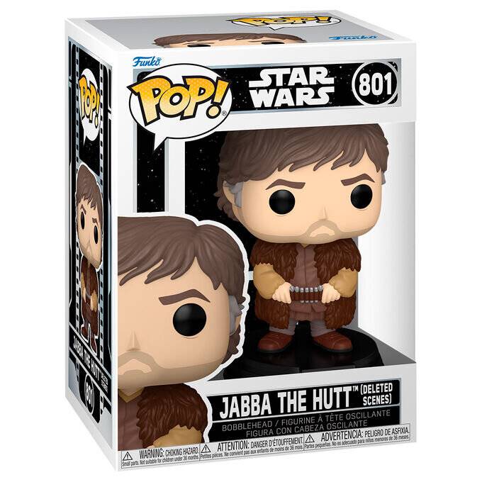 Star Wars POP! Vinyl Wackelkopf-Figur Jabba the Hutt (Deleted Scenes) 9 cm