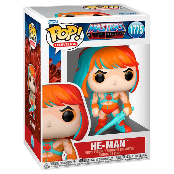 Masters of the Universe POP! Television Vinyl Figur He-Man (Comic Deco) 9 cm